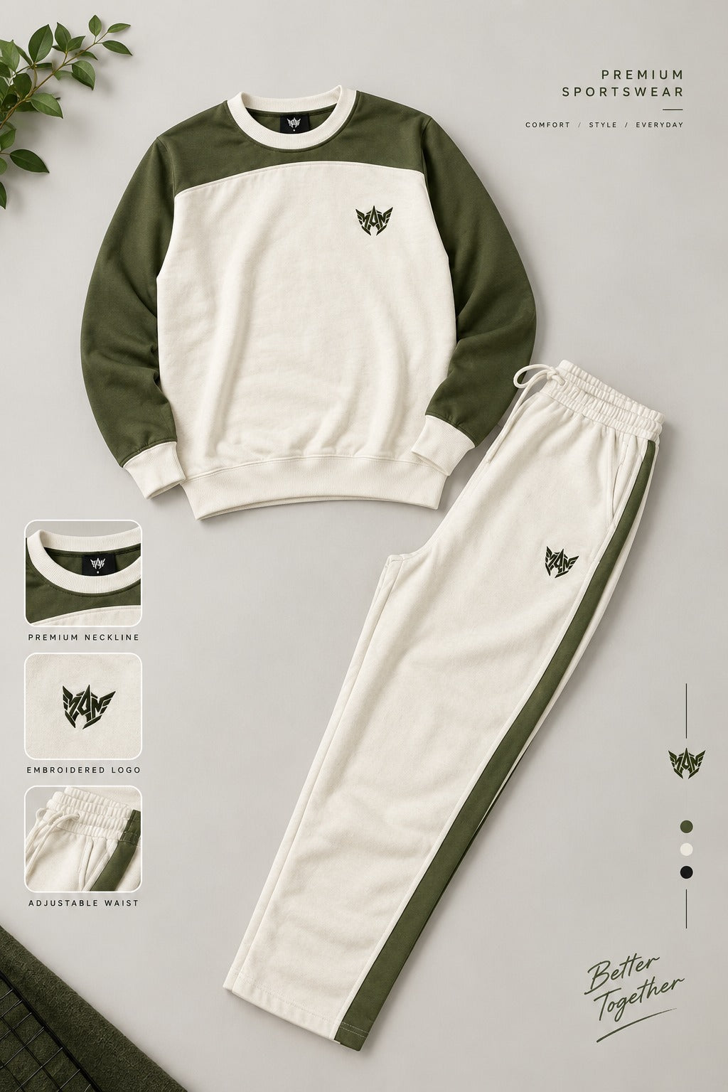 Sweatshirt & Trouser Pair