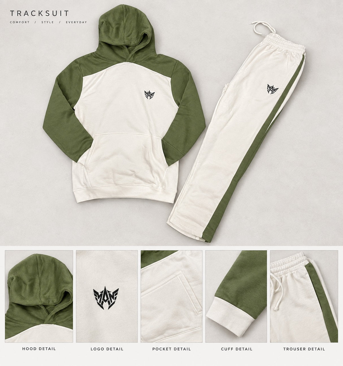Men,s Tracksuit Set  (Hoodie + Trouser)