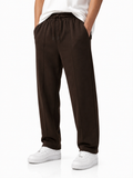 Easy Plated Terry Trouser