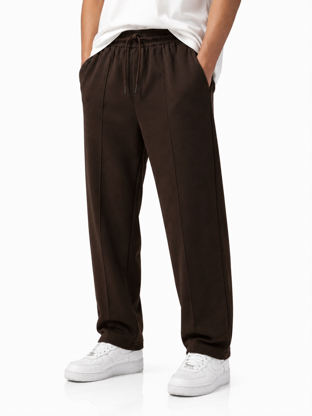 Old Money Zip Polo Shirt x Easy Plated Baggy Trouser