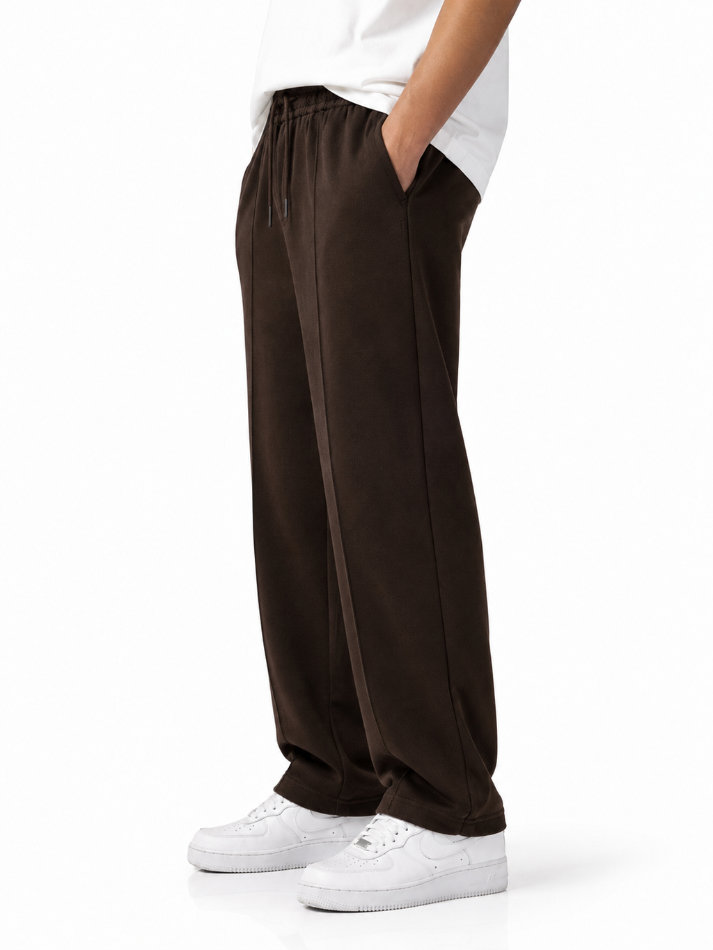 Old Money Zip Polo Shirt x Easy Plated Baggy Trouser