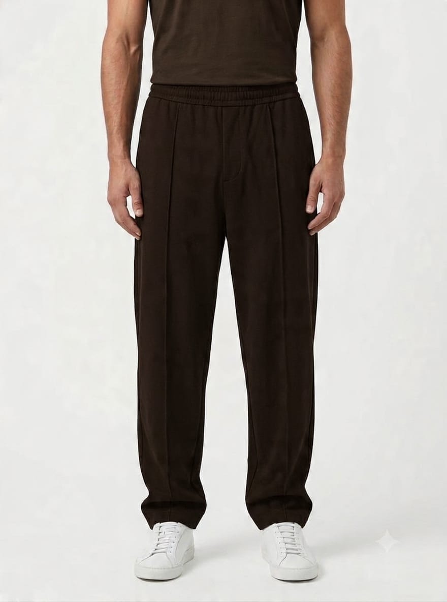 Old Money Zip Polo Shirt x Easy Plated Baggy Trouser