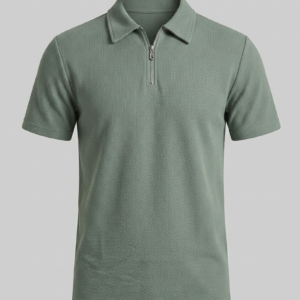 Olive Knitted Polo