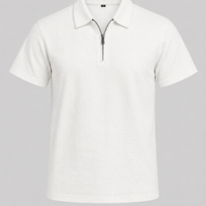 White knitted Polo
