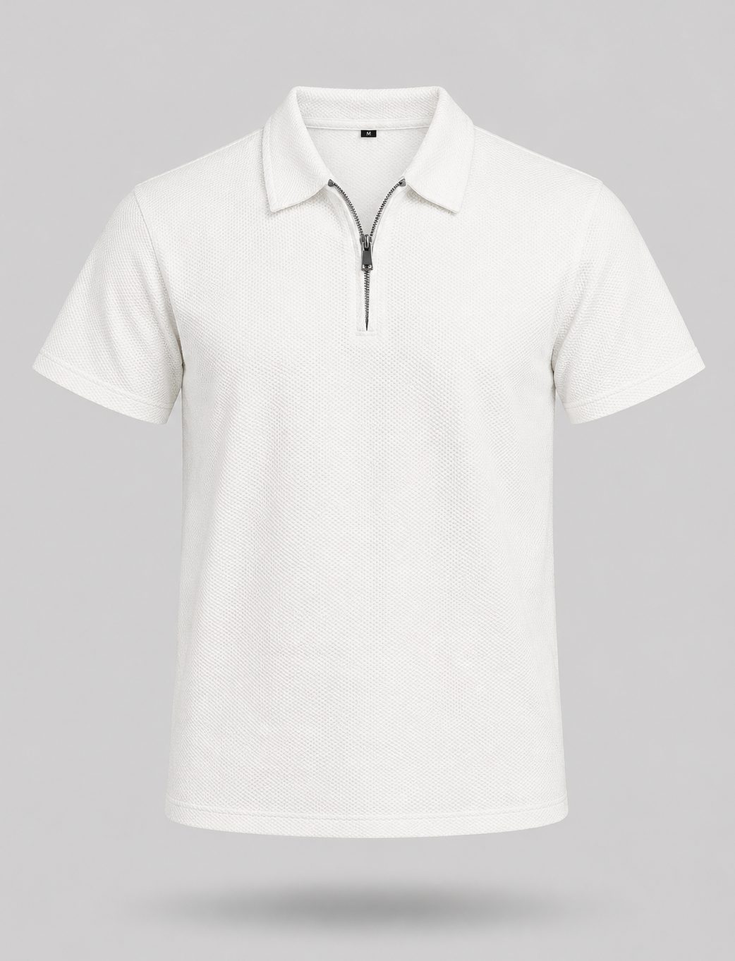 White knitted Polo